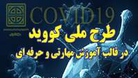 طرح ملی کووید در قالب آموزش مهارتی و حرفه ای برگزار می شود 