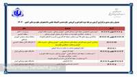 اعلام تقویم زمان بندی برگزاری آزمون انفرادی دوم و گروهی پانزدهمین المپیاد علمی