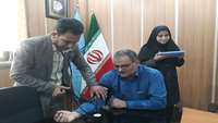 معاون آموزشی و تعدادی از پرسنل تحت پوشش به بسیج ملی کنترل فشار خون بالا پیوستند